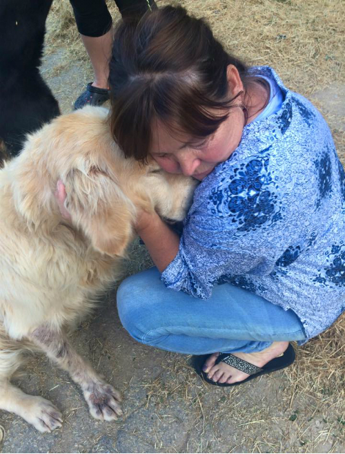 Sawyer found the love he longed for in our Pickens County rescue partner, Pam.